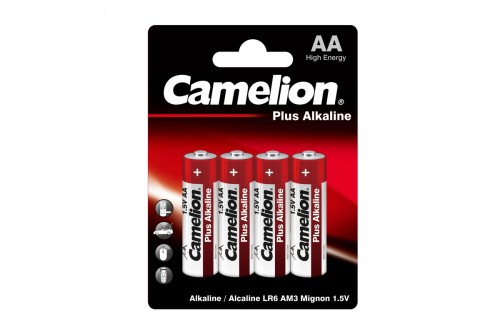 э/п Camelion LR 6 Plus Alkaline BL-4 (LR6-BP4,батарейка,1.5В) (4/48/576шт)